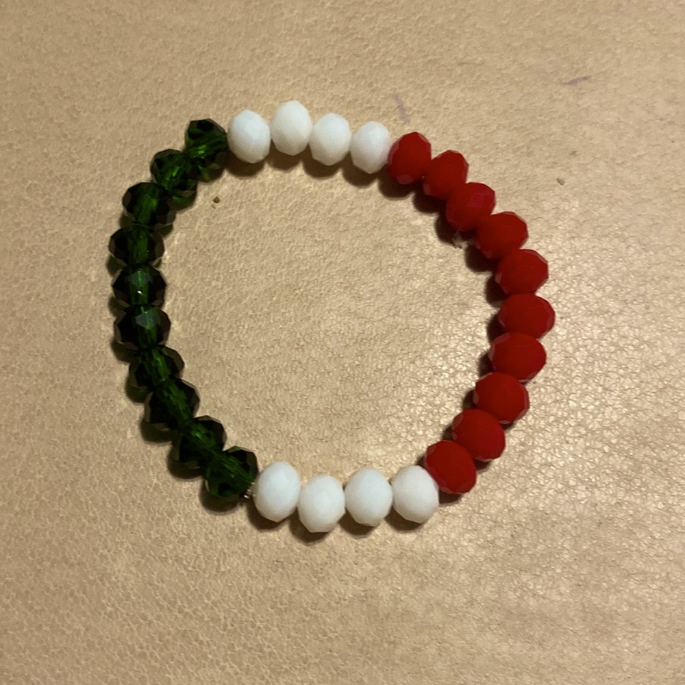 Mexican Flag Bracelet